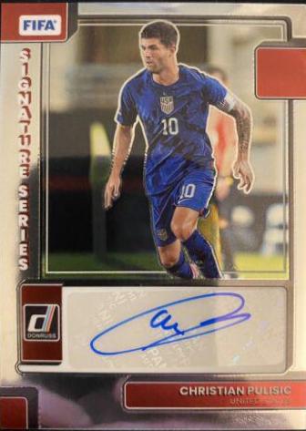 Christian Pulisic #SS-CP Soccer Cards 2022 Panini Donruss Signature Series