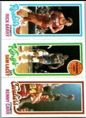 Barry, Lacey, Carr Basketball Cards 1980 Topps