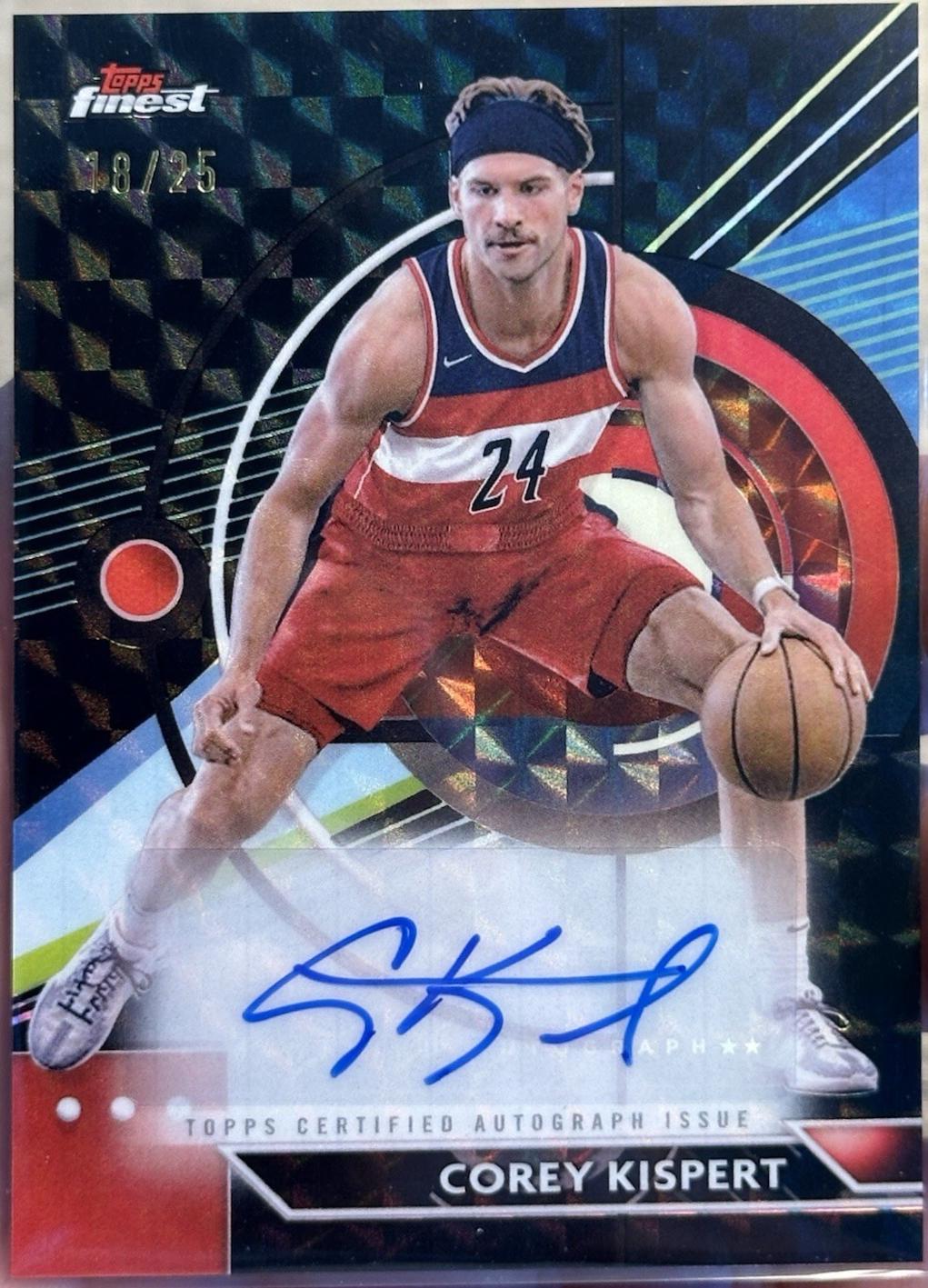Corey Kispert [Black Geometric Refractor] #FA-CK