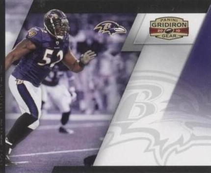 Ray Lewis #20 Football Cards 2010 Panini Gridiron Gear Gamebreakers