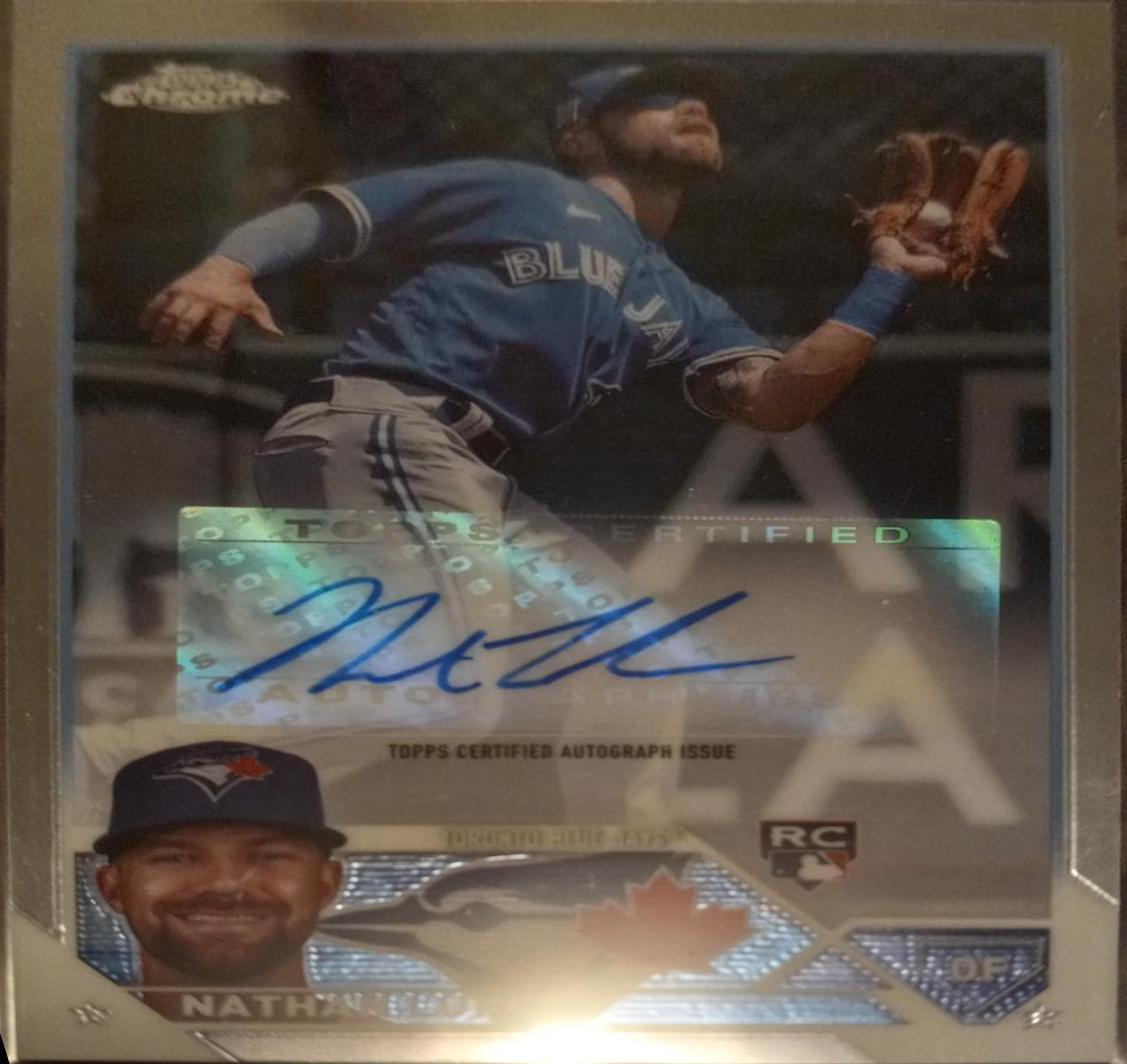 Nathan Lukes #AC-NL Baseball Cards 2023 Topps Chrome Update Autographs