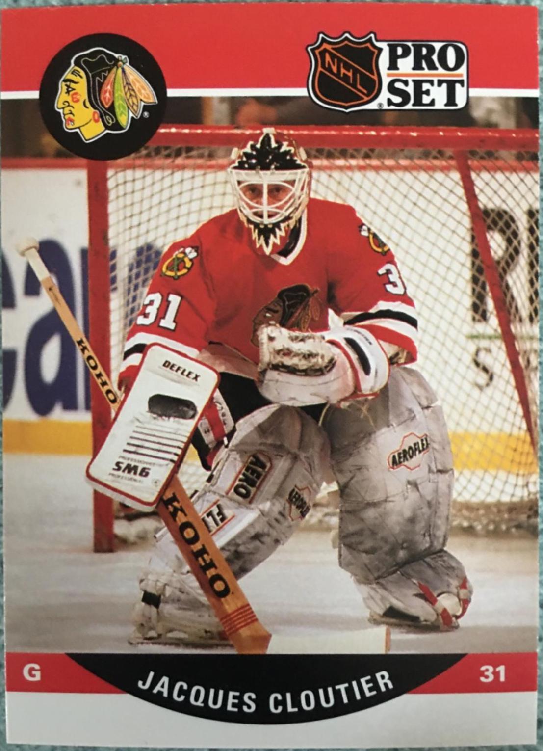 Jacques Cloutier #428 Hockey Cards 1990 Pro Set