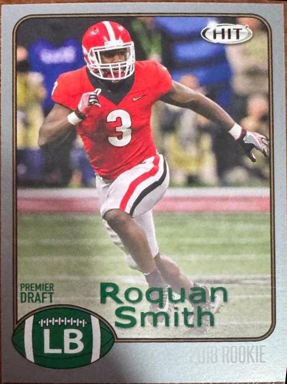 Roquan Smith #76 Football Cards 2018 Sage Hit Premier Draft