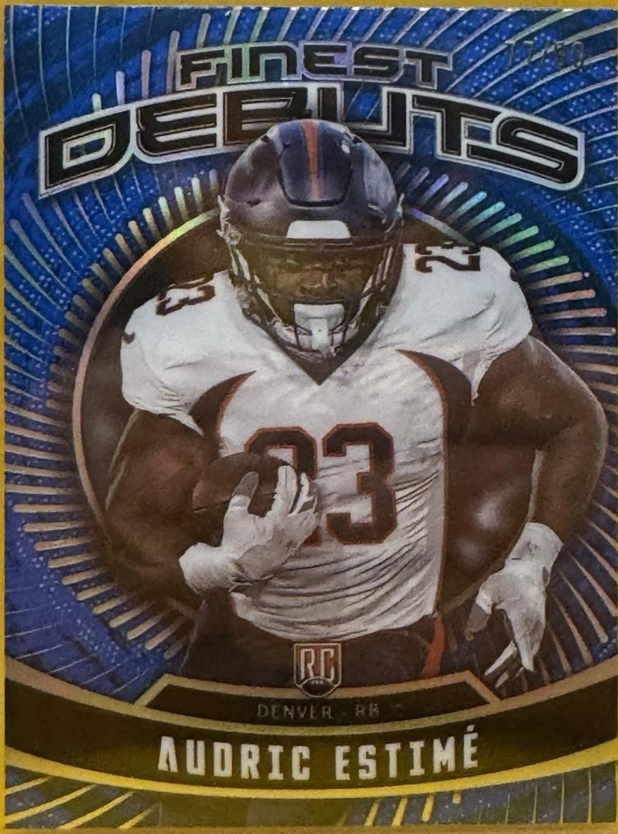 Audric Estime [Blue Refractor] #D-21