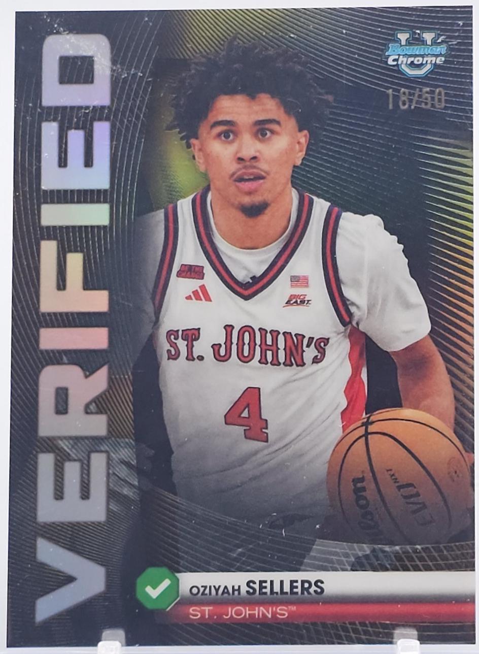 Oziyah Sellers [Gold Refractor] #BV-19