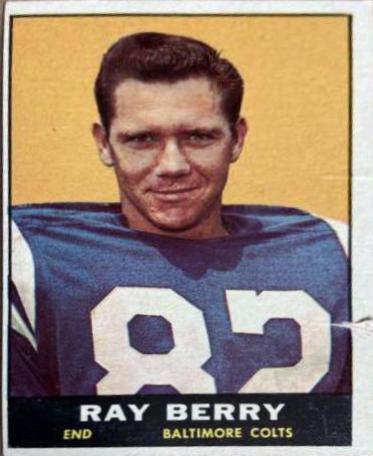 Raymond Berry #4 Football Cards 1961 Topps