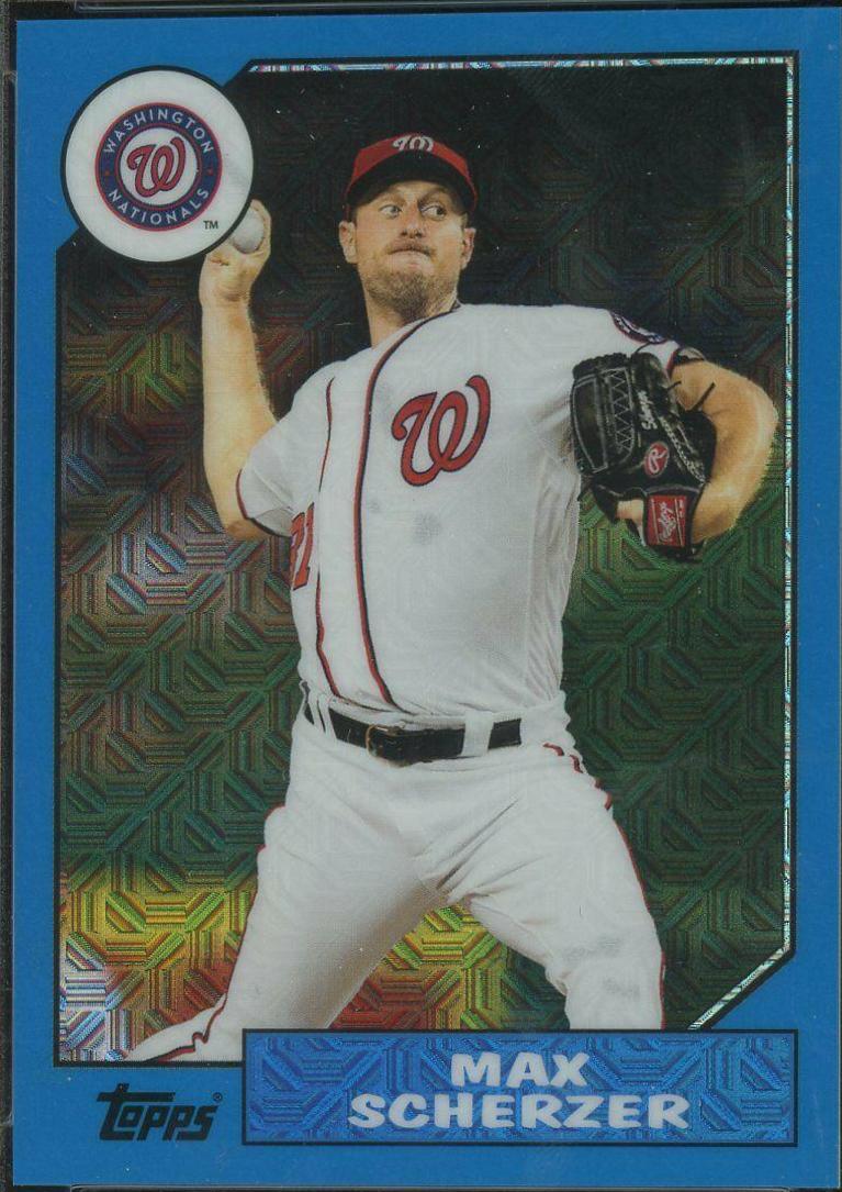 Max Scherzer [Blue] #87-MS
