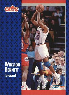 Winston Bennett #261 Basketball Cards 1991 Fleer