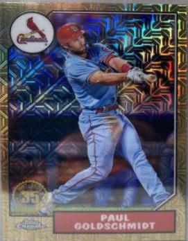 Paul Goldschmidt #T87C-10 Baseball Cards 2022 Topps Silver Pack 1987 Chrome
