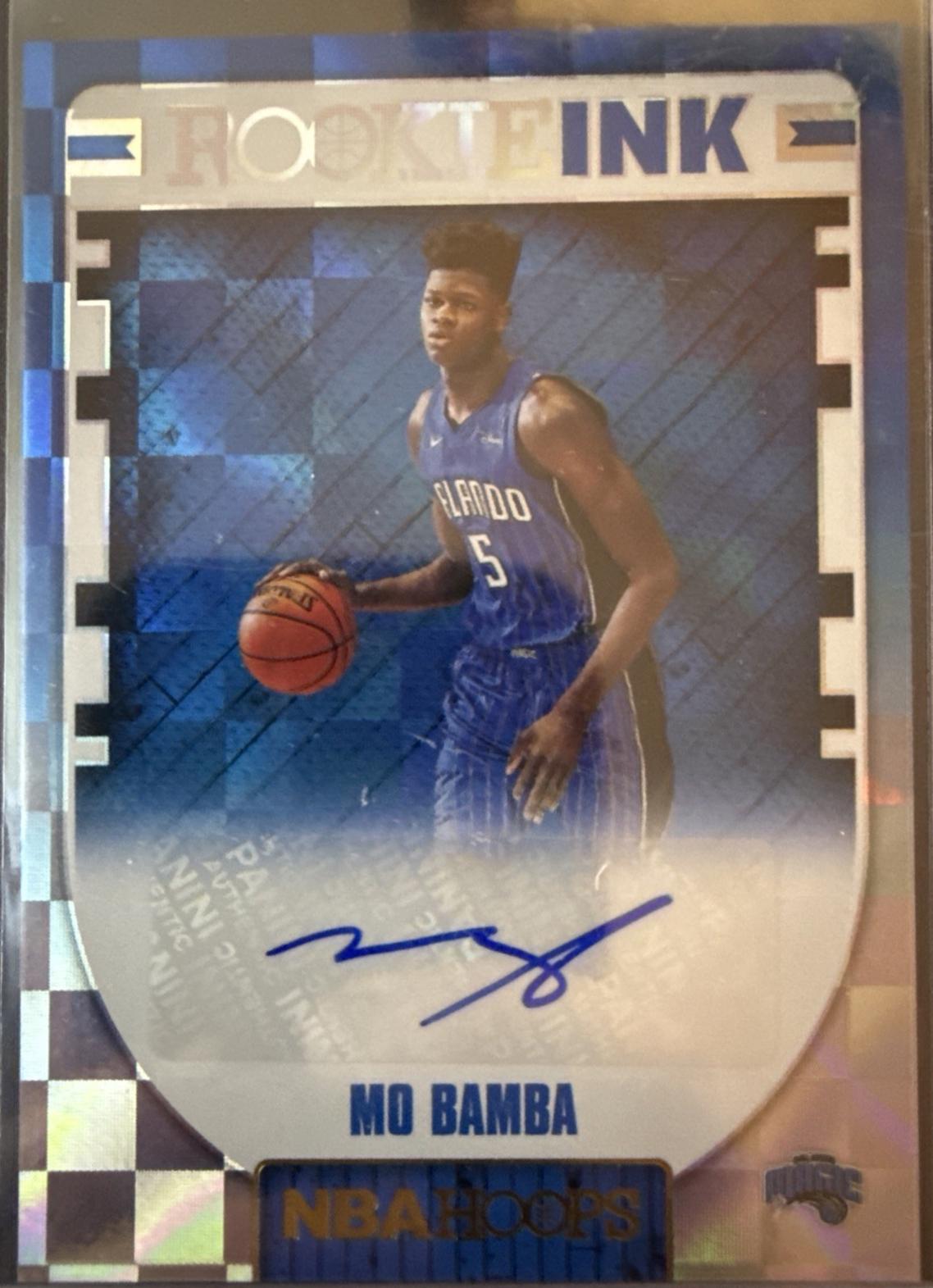 Mo Bamba #RI-MOB 2018 Panini Hoops Rookie Ink Basketball