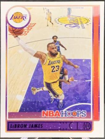 LeBron James #136 2021 Panini Hoops Winter Basketball