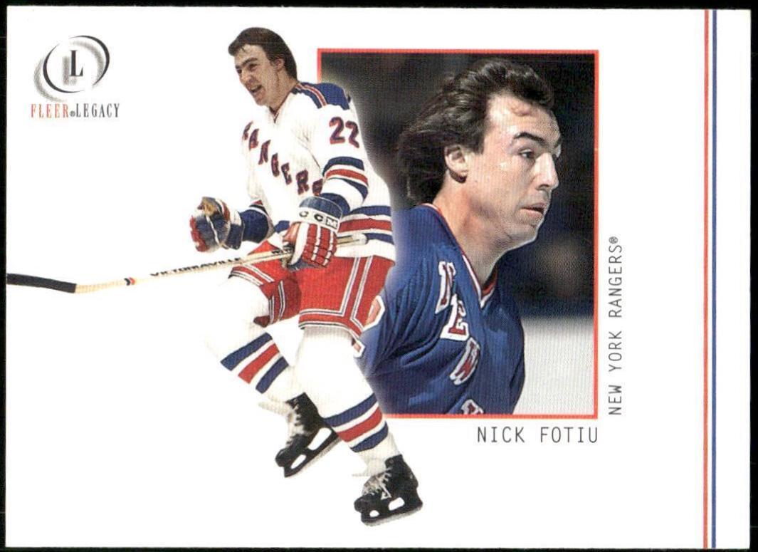 Nick Fotiu #44 Hockey Cards 2001 Fleer Legacy