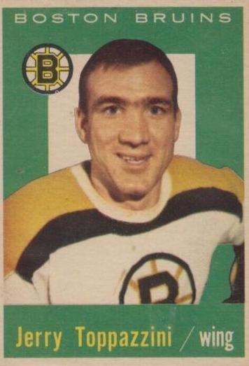 Jerry Toppazzini #38 Hockey Cards 1959 Topps