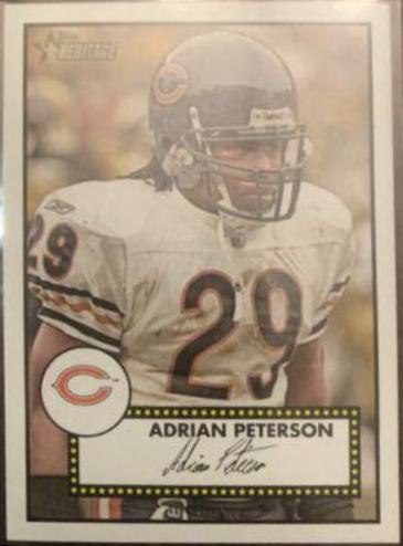Adrian Peterson #12 Football Cards 2006 Topps Heritage