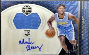 Malik Beasley [Jersey Autograph Silver Spotlight] #111