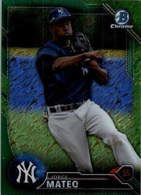 Jorge Mateo [Green Shimmer Refractor] #BCP-94
