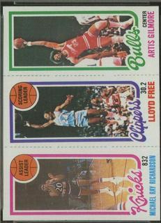 Micheal Ray Richardson / Lloyd Free / Artis Gilmore #44 / 165 / 214
