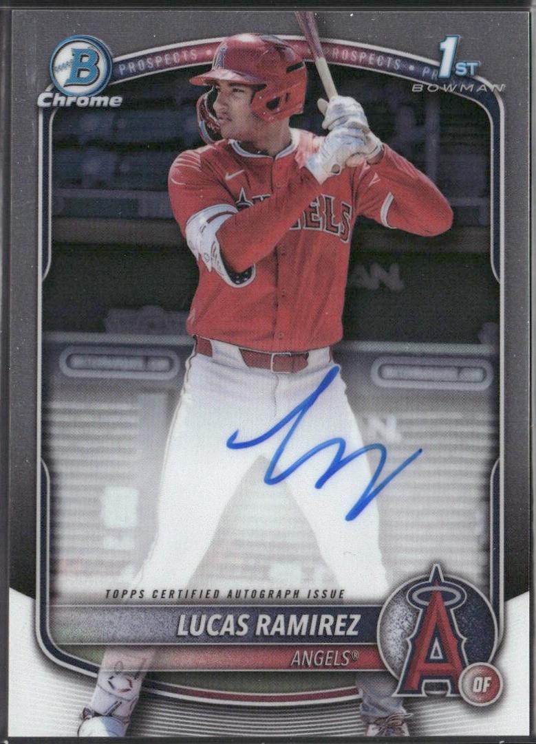 Lucas Ramirez #CPA-LR Baseball Cards 2025 Bowman Chrome Prospect Autograph