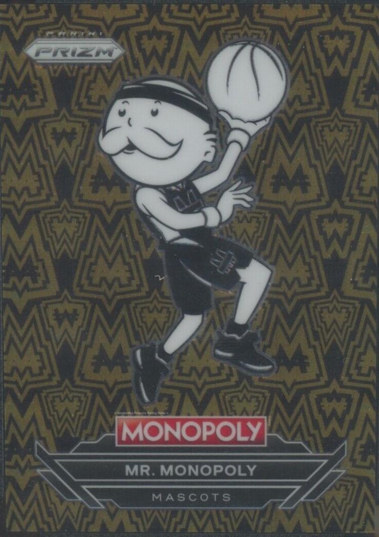 Mr. Monopoly #B28 Basketball Cards 2024 Panini Prizm Monopoly Millionaire Black