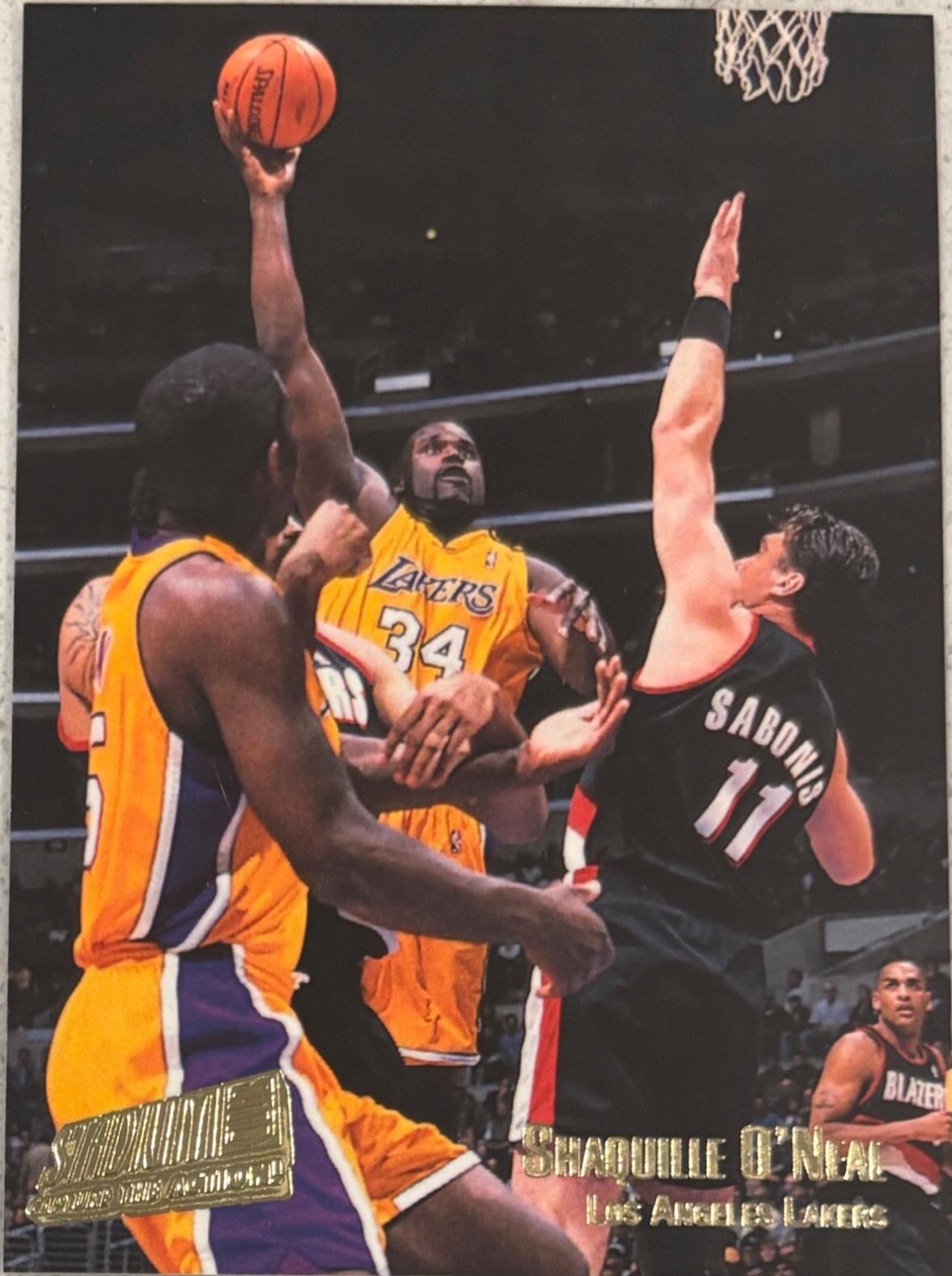 Shaquille O'Neal #CA1 2000 Topps Stadium Club Capture The Action Basketball