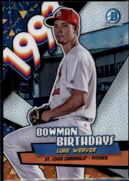 Bowman Birthdays #BB-LW Baseball Cards 2018 Bowman Birthdays Chrome