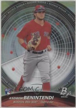 Andrew Benintendi #RR-ABE Baseball Cards 2017 Bowman Platinum Rookie Radar