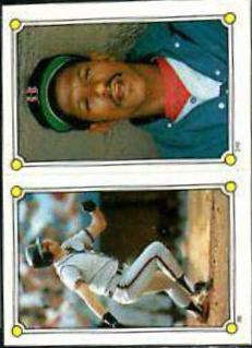 Will Clark, Dennis Boyd Baseball Cards 1987 O Pee Chee Stickers