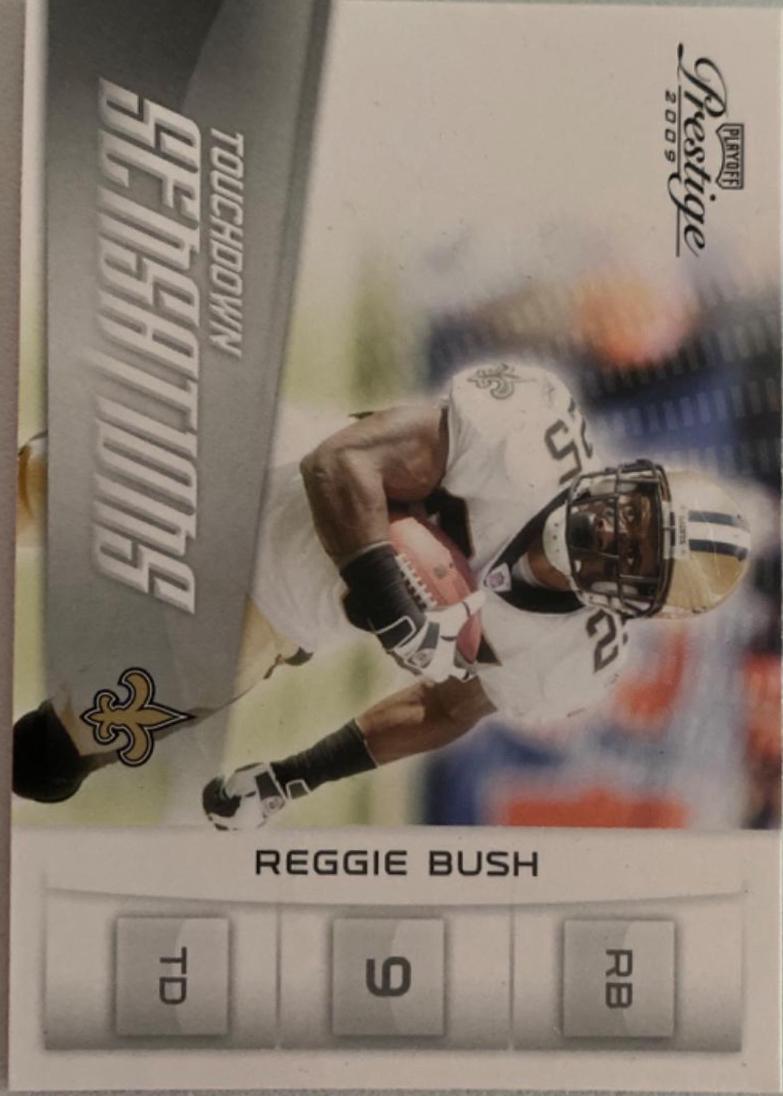 Reggie Bush #14 Football Cards 2009 Playoff Prestige Touchdown Sensations