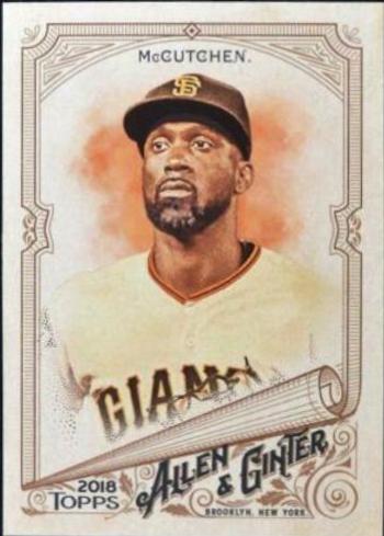 Andrew McCutchen #184 2018 Topps Allen & Ginter X Baseball