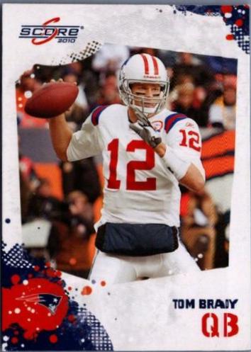Tom Brady #176 Football Cards 2010 Panini Score
