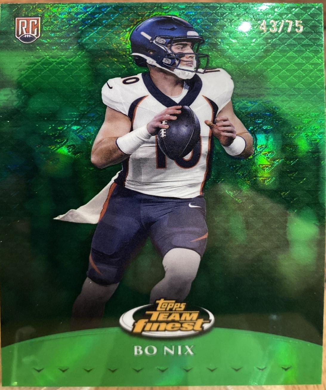 Bo Nix [Green Refractor] #TF-8