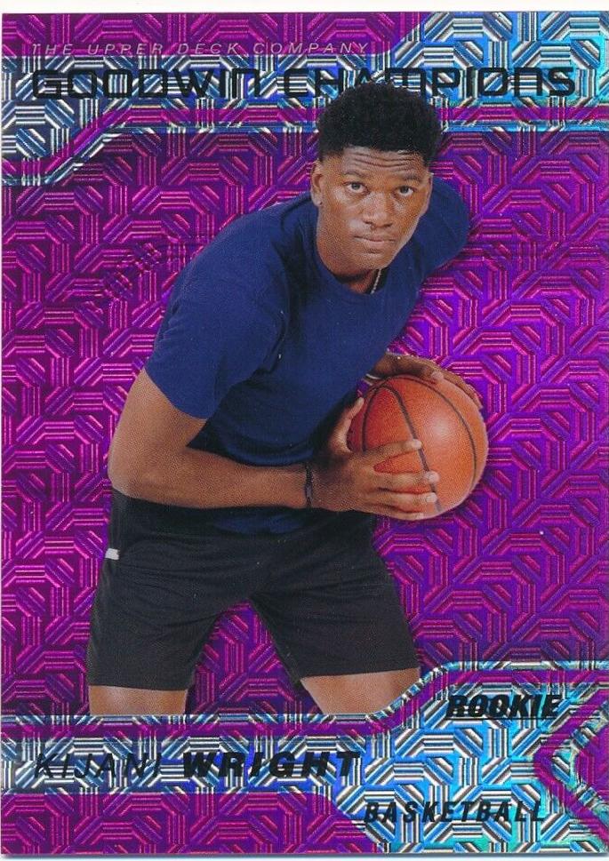 Kijani Wright #P16 2023 Upper Deck Goodwin Champions Platinum Basketball