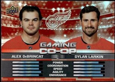 Alex DeBrincat / Dylan Larkin #CGO-14 Hockey Cards 2024 Upper Deck Gaming Co-Op