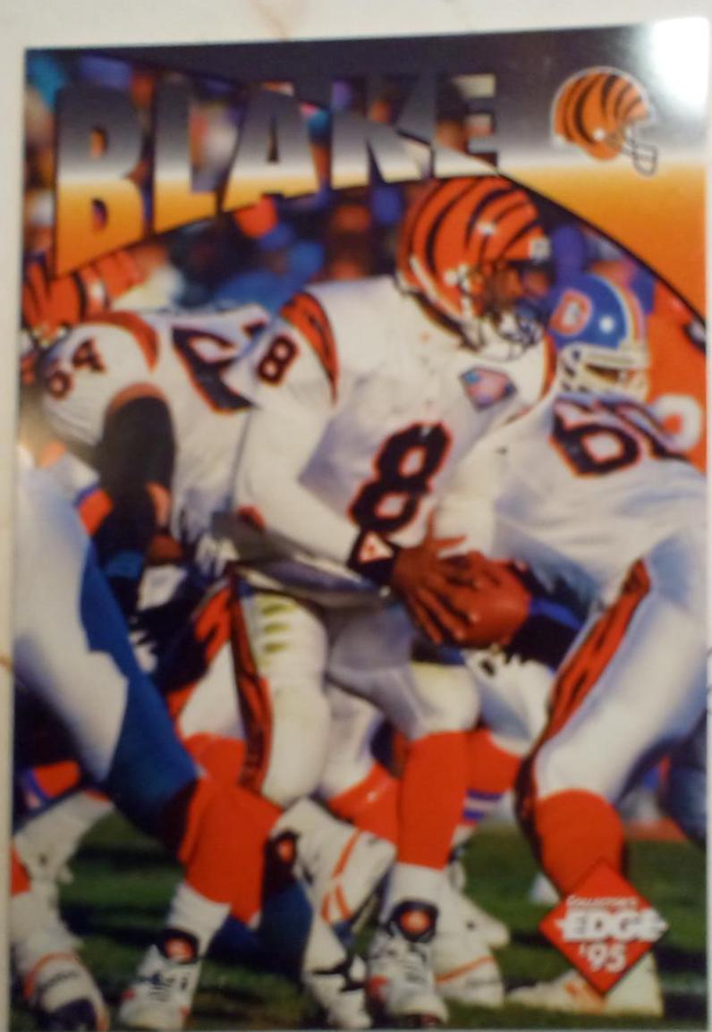 Jeff Blake #4 Football Cards 1995 Collector's Edge