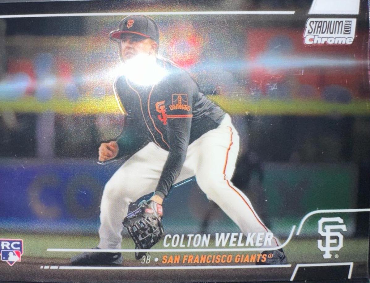 Colton Welker #66 Baseball Cards 2022 Stadium Club Chrome