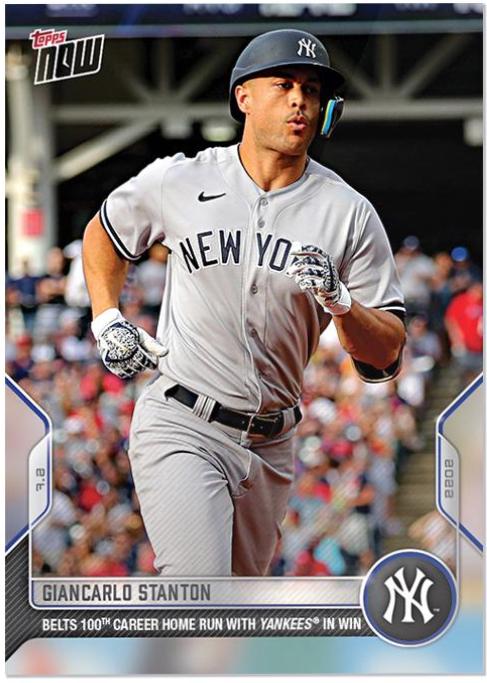 Giancarlo Stanton #453 2022 Topps Now Baseball