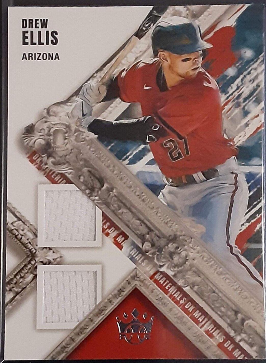 Drew Ellis #DKM-DE Baseball Cards 2022 Panini Diamond Kings DK Materials