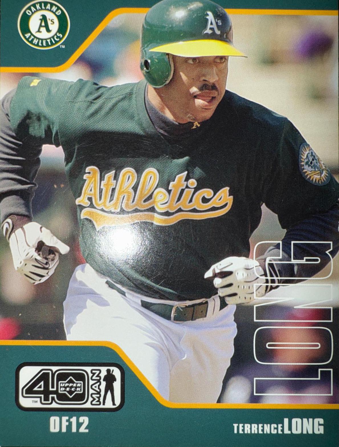 Terrance Long #45 Baseball Cards 2002 Upper Deck 40 Man
