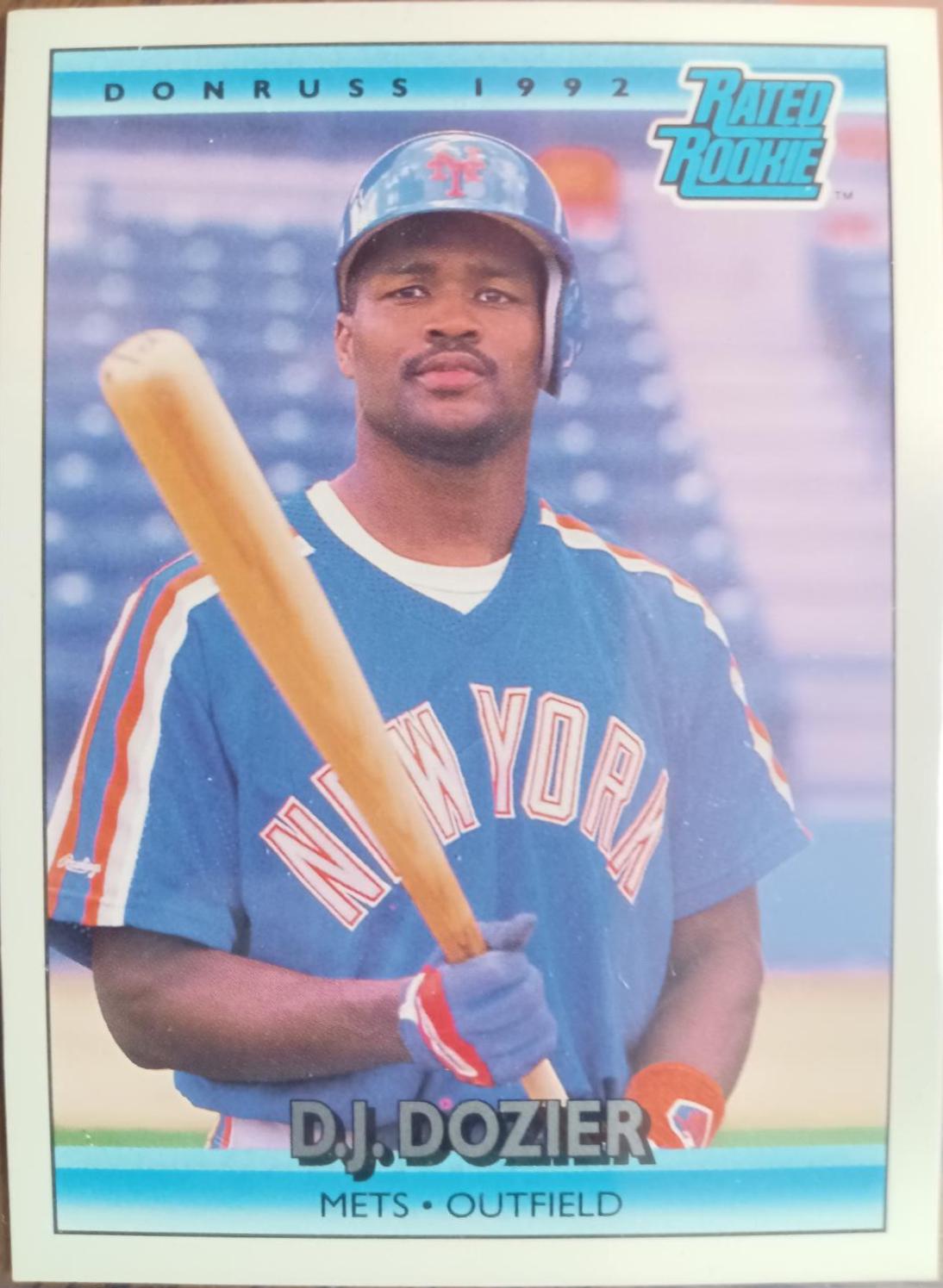 D. J. Dozier #20 Baseball Cards 1992 Donruss
