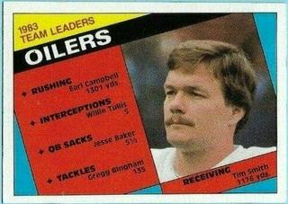 Oilers Team Leaders: Tim Smith