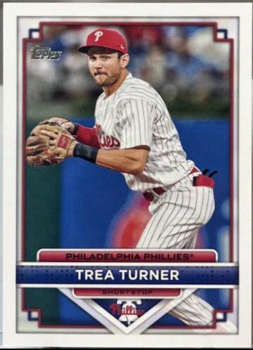 Trea Turner #10 Baseball Cards 2023 Topps Flagship Collection
