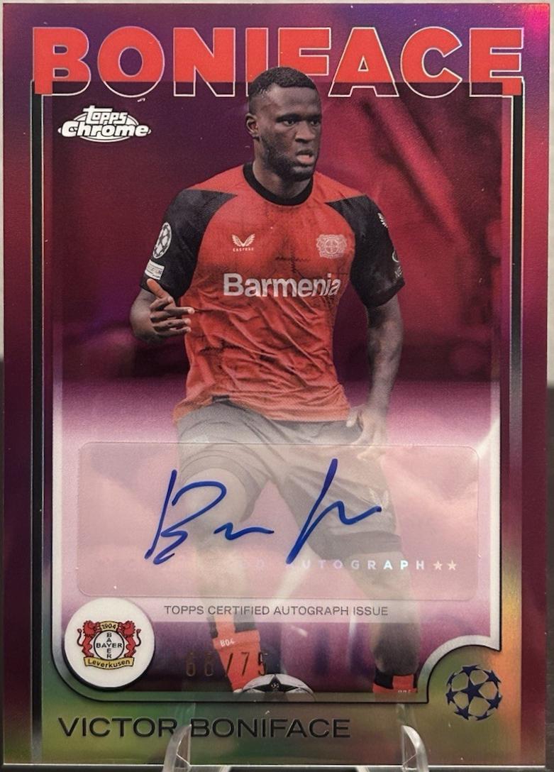 Victor Boniface [Magenta Lava Refractor] #CA-VB