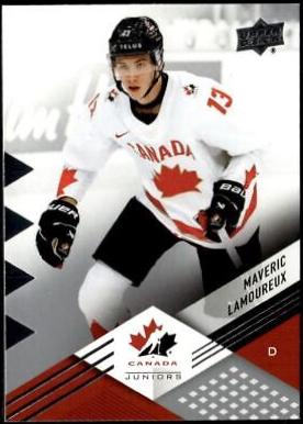 Maveric Lamoureux #3 Hockey Cards 2024 Upper Deck Team Canada Juniors