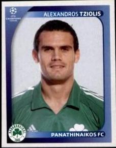 Alexandros Tziolis #397 2008 Panini UEFA Champions League Sticker