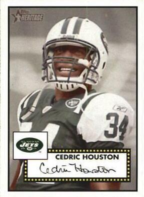 Cedric Houston #15 Football Cards 2006 Topps Heritage