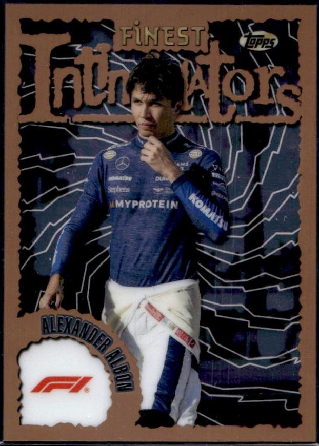 Alexander Albon #ALB Racing Cards 2024 Topps Finest Formula 1 Intimidators