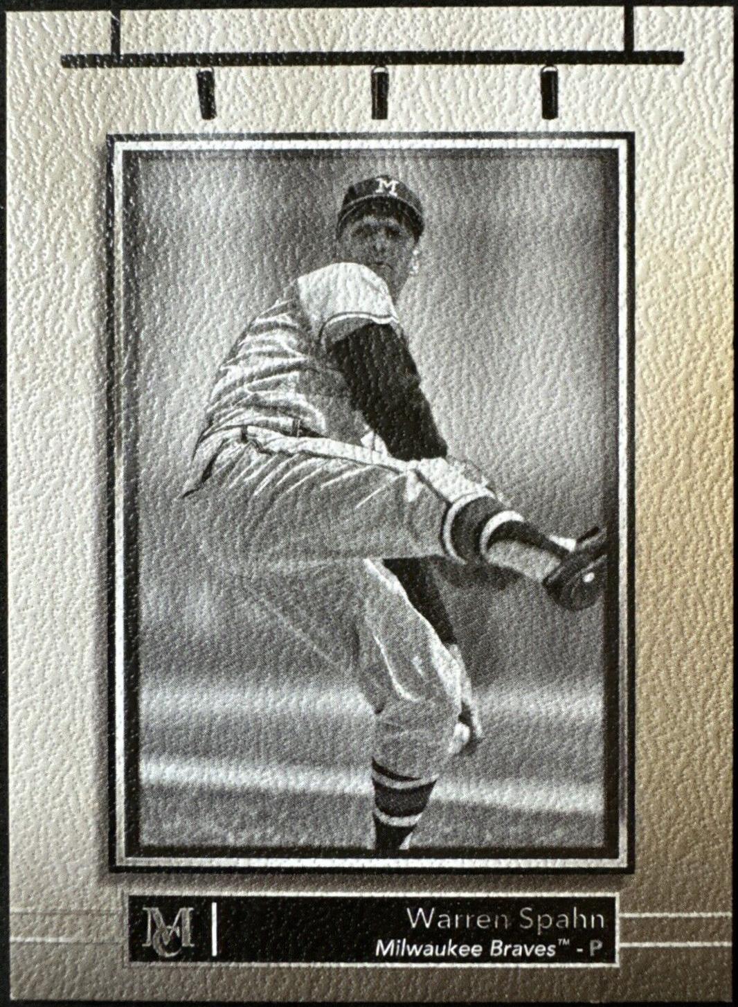 Warren Spahn #PV-24 Baseball Cards 2024 Topps Museum Collection Private Viewing