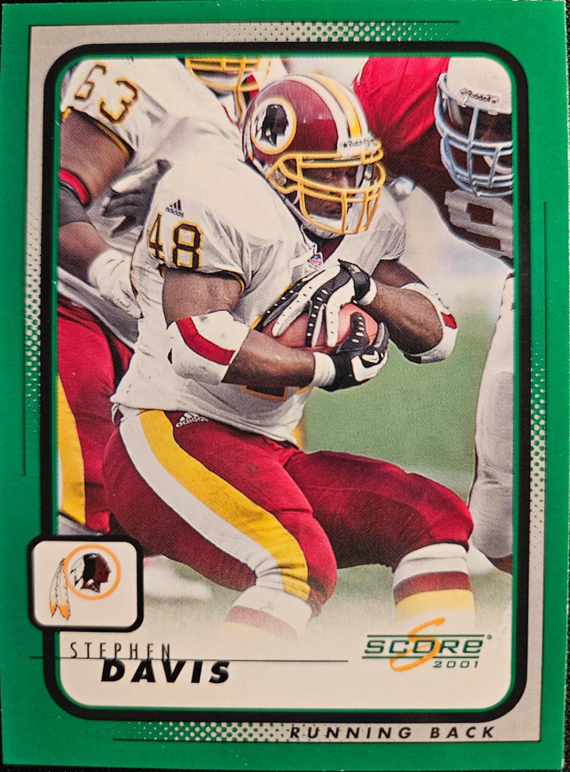 Stephen Davis Football Cards 2001 Panini Score