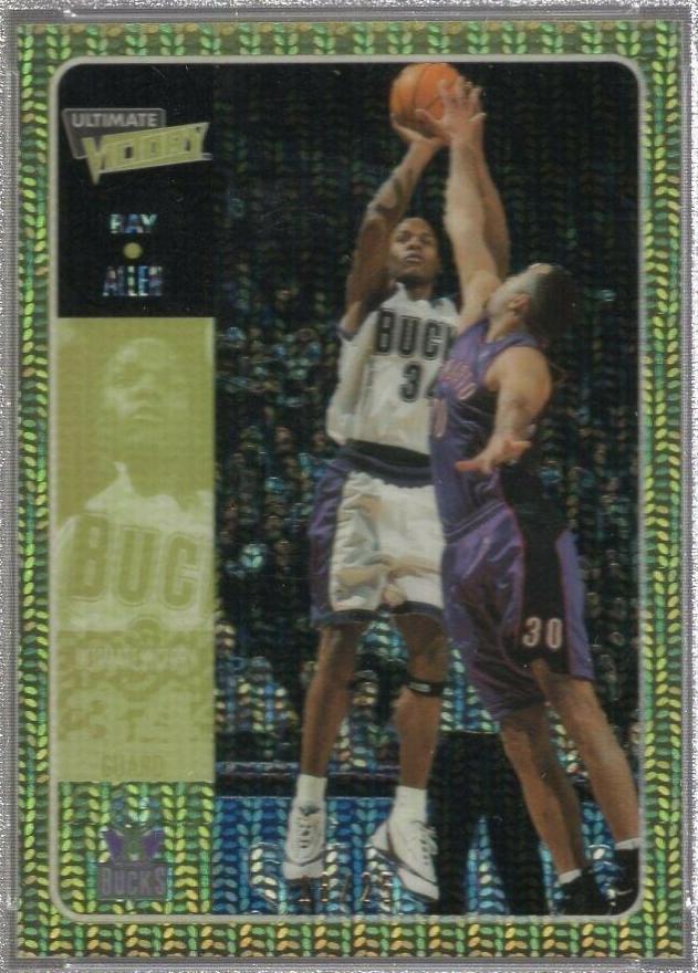 Ray Allen Ultimate Victory #30 Basketball Cards 2000 Ultimate Victory