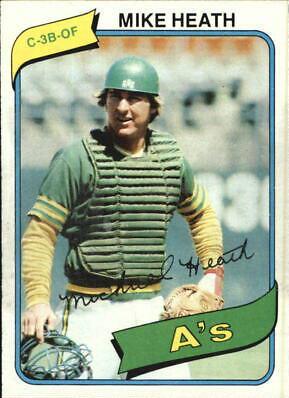 Mike Heath #687 Baseball Cards 1980 Topps